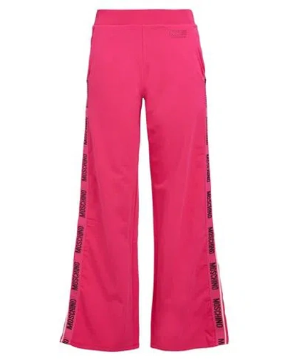 Moschino Woman Sleepwear Fuchsia Size M Cotton, Elastane In Pink