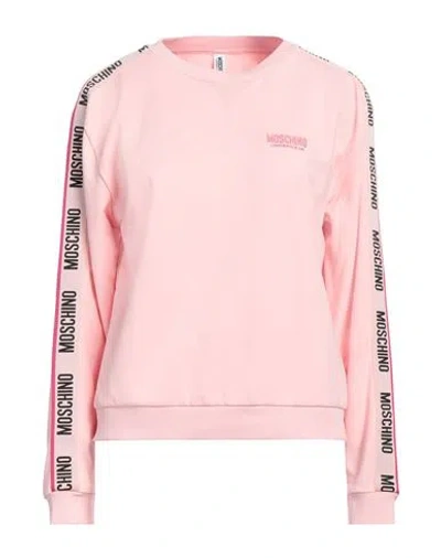 Moschino Woman Sleepwear Pink Size L Cotton, Elastane