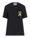 Moschino Woman Sweater Black Size 2 Cotton, Polyamide, Elastane