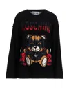 Moschino Sweaters In Black
