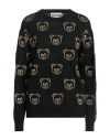 Moschino Woman Sweater Black Size S Polyamide, Elastane, Viscose, Polyester In Black