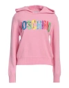 Moschino Couture Woman Sweater Pink Size 2 Cashmere, Wool, Polyamide, Elastane In Pink