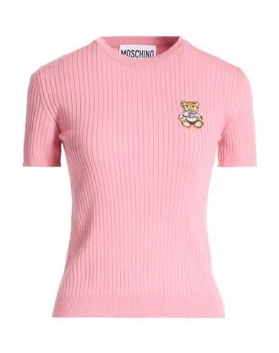 Moschino Woman Sweater Pink Size 4 Virgin Wool