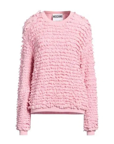Moschino Woman Sweater Pink Size 6 Polyamide, Elastane