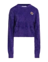 Moschino Woman Sweater Purple Size 10 Polyamide, Elastane