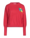 Moschino Woman Sweater Tomato Red Size M Cotton