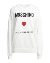 Moschino Woman Sweater White Size L Cotton In White