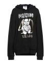 Moschino Woman Sweatshirt Black Size 12 Cotton In Black