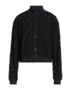 Moschino Woman Sweatshirt Black Size L Cotton, Polyester