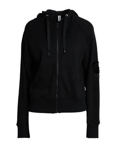 Moschino Woman Sweatshirt Black Size S Cotton