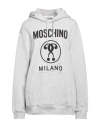 Moschino Woman Sweatshirt Grey Size 8 Cotton