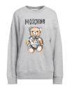 Moschino Oversize Teddy Bear Graphic Print Sweatshirt In Grey