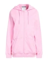 Moschino Woman Sweatshirt Pink Size 14 Cotton
