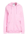 Moschino Woman Sweatshirt Pink Size 14 Cotton In Pink
