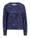 Moschino Woman Sweatshirt Purple Size 4 Cotton, Elastane In Purple
