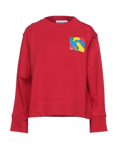 Moschino Sweatshirts In Red