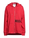 Moschino Woman Sweatshirt Red Size 8 Cotton