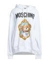 Moschino Woman Sweatshirt White Size 6 Organic Cotton