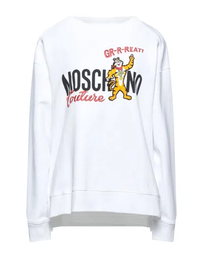 Moschino Sweatshirts In White