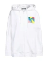 Moschino Woman Sweatshirt White Size 6 Cotton