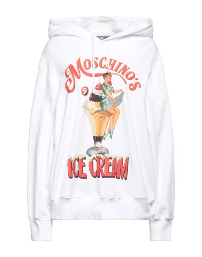 Moschino Sweatshirts In White