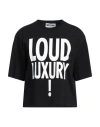Moschino Woman T-shirt Black Size 10 Cotton In Black