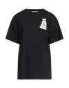 Moschino Woman T-shirt Black Size S Cotton In Black