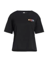 Moschino Woman T-shirt Black Size Xl Cotton In Black