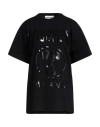 Moschino Woman T-shirt Black Size Xs Cotton