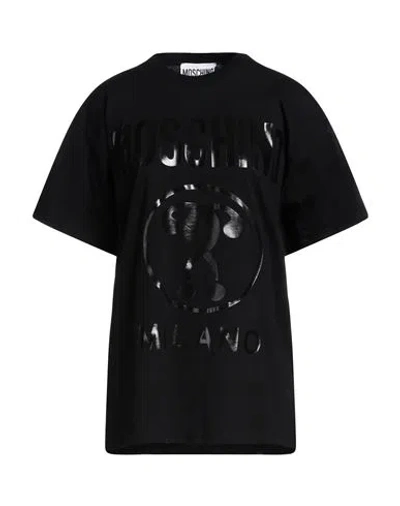 Moschino Woman T-shirt Black Size Xs Cotton