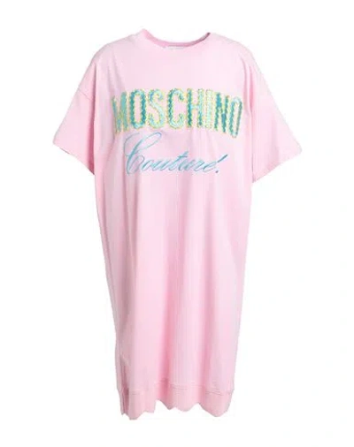 Moschino Woman T-shirt Pink Size 10 Organic Cotton
