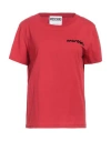 Moschino Woman T-shirt Red Size M Cotton In Red