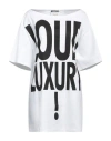 Moschino Text-print Silk Shirt Dress In White