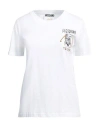 Moschino Woman T-shirt White Size 10 Cotton