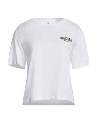 Moschino Woman T-shirt White Size Xl Cotton