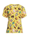 Moschino Teddy Bear-print Stretch-cotton T-shirt In Yellow