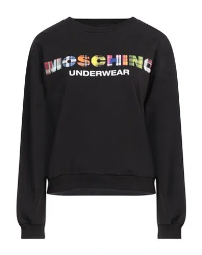 Moschino Woman Undershirt Black Size L Cotton, Elastane
