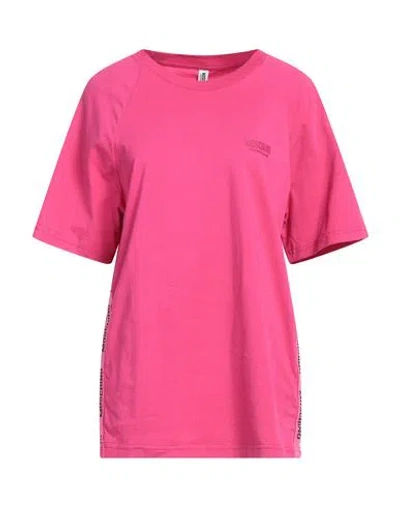 Moschino Woman Undershirt Fuchsia Size L Cotton In Pink