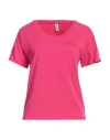 Moschino Woman Undershirt Fuchsia Size M Cotton, Elastane In Pink