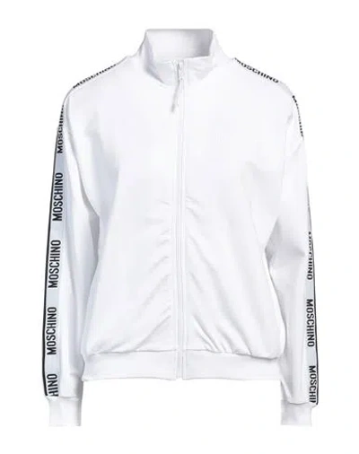 Moschino Woman Undershirt White Size L Cotton, Elastane