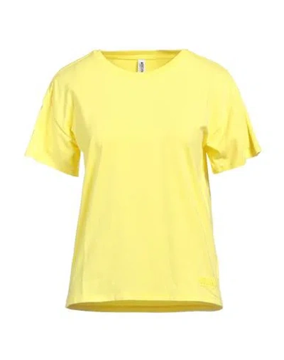 Moschino Woman Undershirt Yellow Size M Cotton, Elastane In Yellow