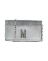 Moschino Woman Wallet Silver Size - Soft Leather In Silver