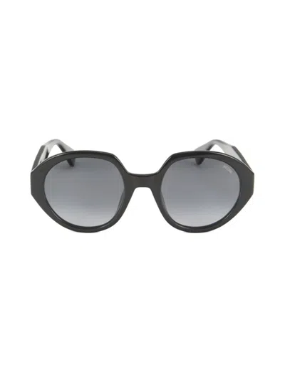 Moschino Women's 53mm Geometric Sunglasses In Black