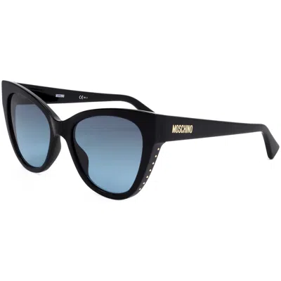 Moschino Women's 54 Mm Brown Sunglasses In Black