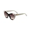 Moschino Women's 54mm White Sunglasses In White