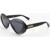 Moschino Women's 55mm Grey Sunglasses In Gray