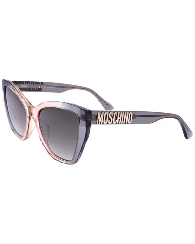Moschino Women's 55mm Sunglasses In Metallic