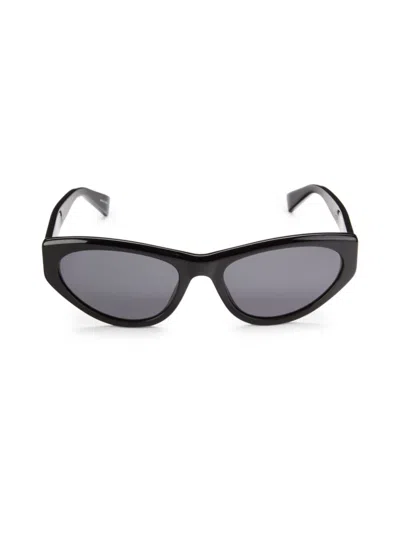 Moschino Women's 56mm Cat Eye Sunglasses In Black