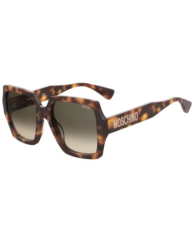 Moschino Women's 56mm Sunglasses In Brown