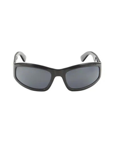 Moschino Women's 60mm Rectangular Sunglasses In Black